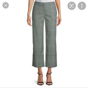 NWT Worthington Modern Fit Cuff ankle green plaid